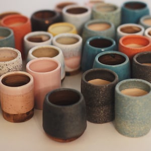 Miniature Pottery Planters, Artist's Choice - Surprise Set in Assorted Sizes and Colors, Seedling Mini Indoor Cactus Planter, Pot, Bowl