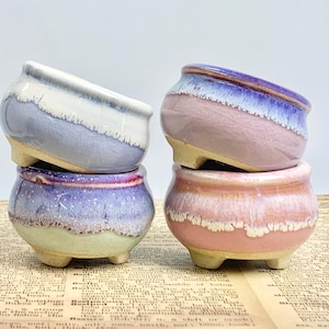 Handmade Succulent Planters Handmade Pottery Gift for Mom, Mini Succulent for  Pot Garden Decor Gift, Cute Flower Pottery Pot Gift for Women